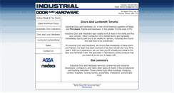 Desktop Screenshot of industrydoor.com